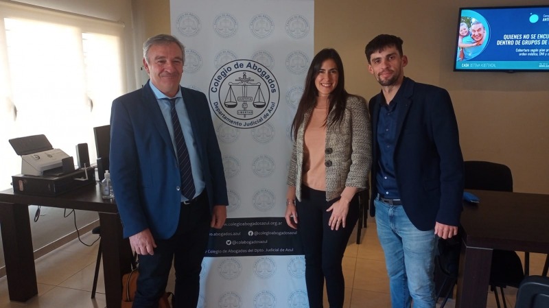 Jimena de la Torre, consejera de la Magistratura, estuvo en Olavarra